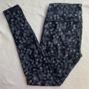 Athleta Black and Grey Leggings